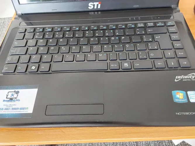 Notebook para retirada de peças 