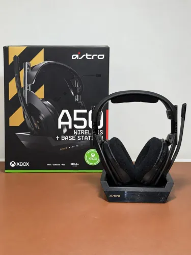 Headset Astro A50 sem fio Xbox/PC + base e caixa original