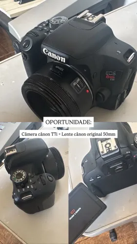 Câmera cânon T7I 