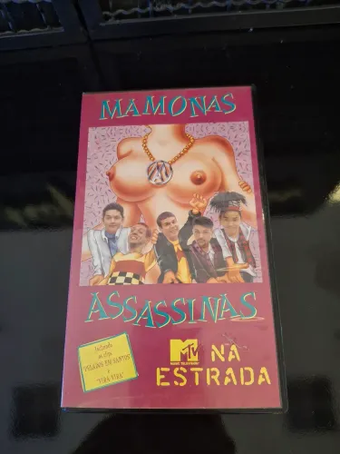Fita VHS Mamonas Assassinas MTV na Estrada ótimo a