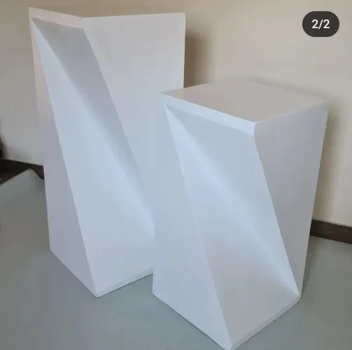 Cubos madeira para decoracao de festa