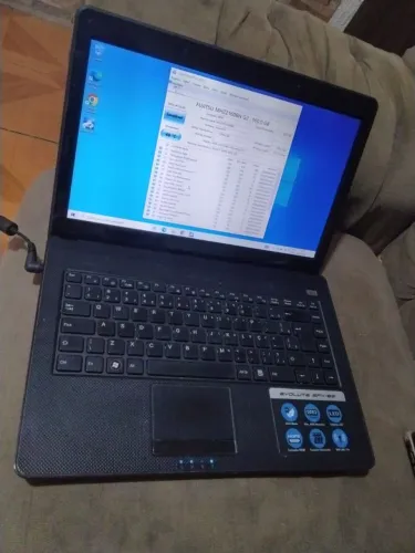 Notebook evolux core i3 memória 4gb HD 120gb windows 10 office 365 bateria 10 minutos