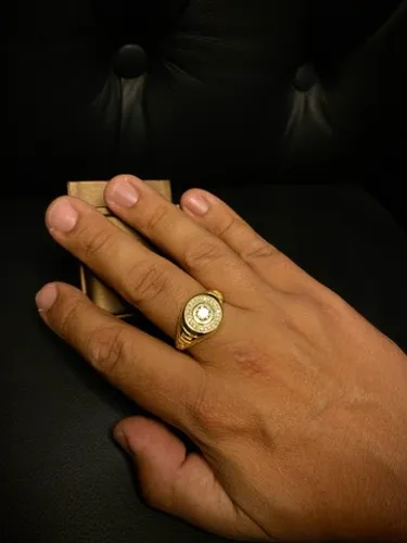 Anel Versace 10 gramas em ouro 18k