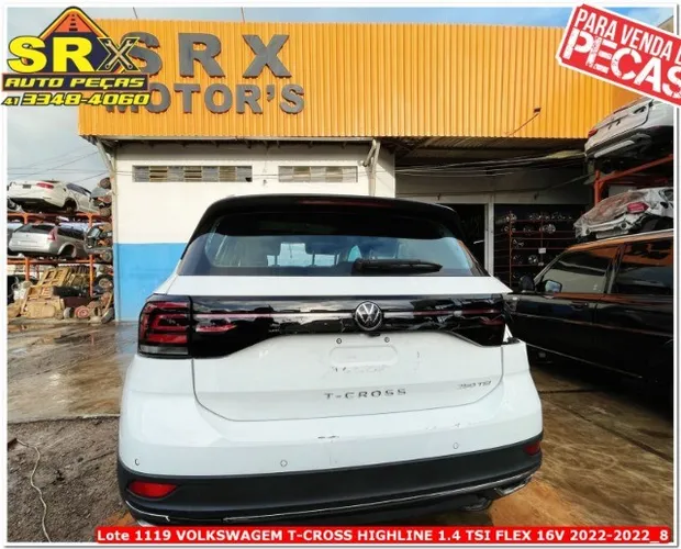sucata vw  tcross