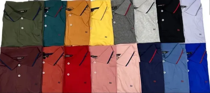 Gola Polo Algodão Masculina 