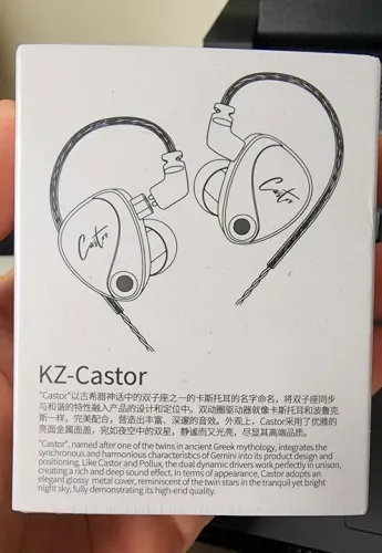 KZ-Castor - Fones de Ouvido In-Ear Harman com Swich.