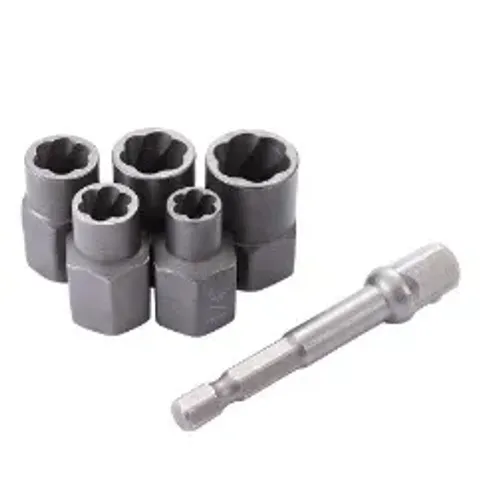 Kit Extrator de Parafusos e Porcas de Impacto 96,0006 - Rocast