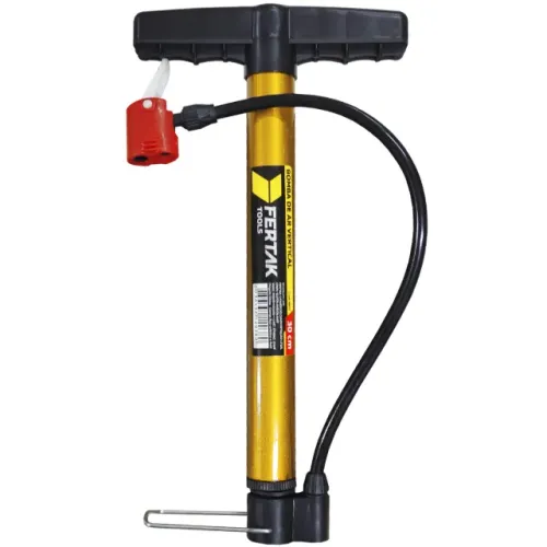 Bomba de Ar P/ Encher Pneu de Bicicleta Bico Duplo 30cm