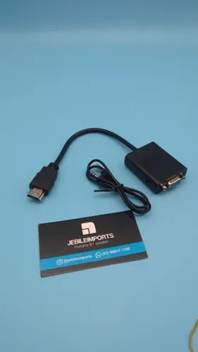 Cabo conversor HDMI para VGA- Entrega grátis