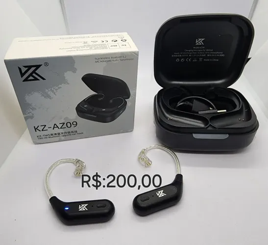 Adaptador Bluetooth para fones KZ virar sem fio.