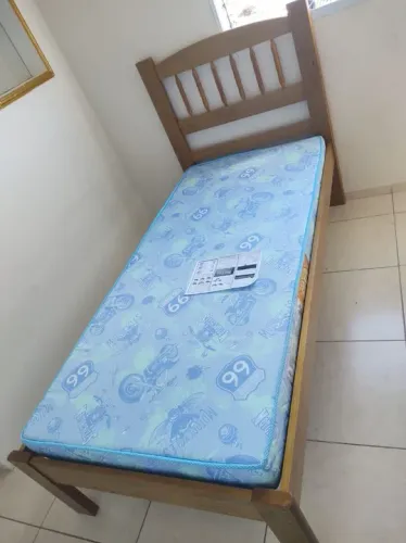 Cama madeira Maciça solteirão 