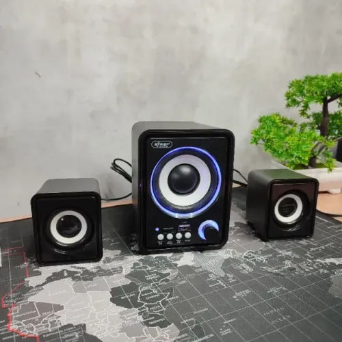 Caixa Som PC Bluetooth USB/SD Knup KP-6017BH
