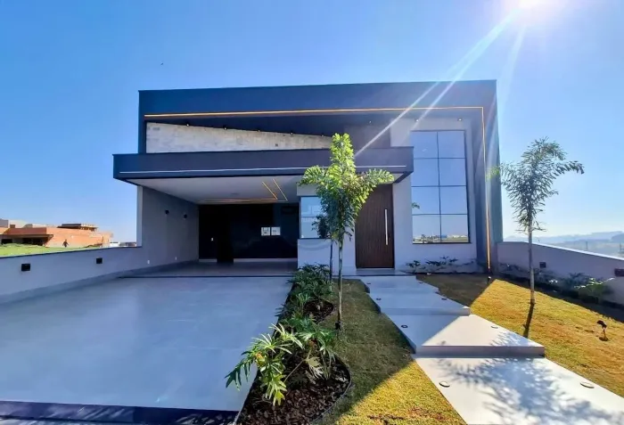 Casa em Condomínio de Luxo em Indaiatuba-SP: 3 Quartos, 3 Suítes, 2 Salas, 5 Banheiros, 4