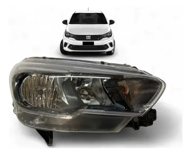 Farol Fiat Argo Direito Com Led 2018 A 2024 Original Direito/passageiro
