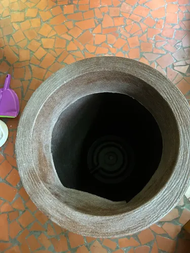 Vaso de fibra de vidro