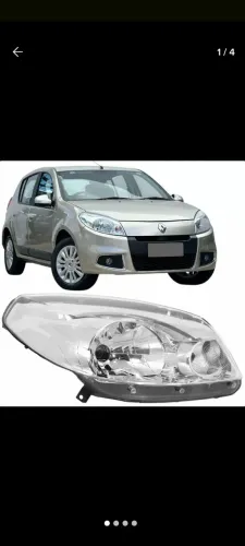 Farol Sandero Cromado 2012/2014 Le Cod 50663