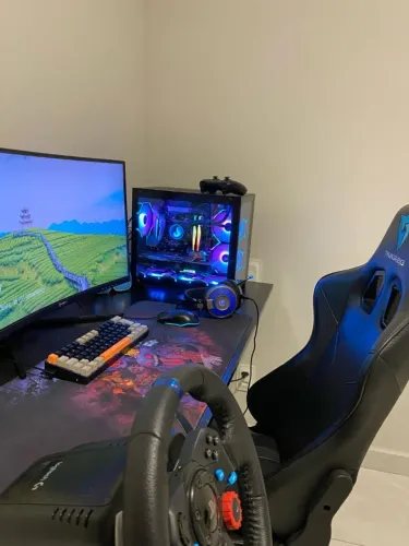 Combo Volante Gamer G29 Ps4/ps5/pc + Câmbio Shifter Logitech