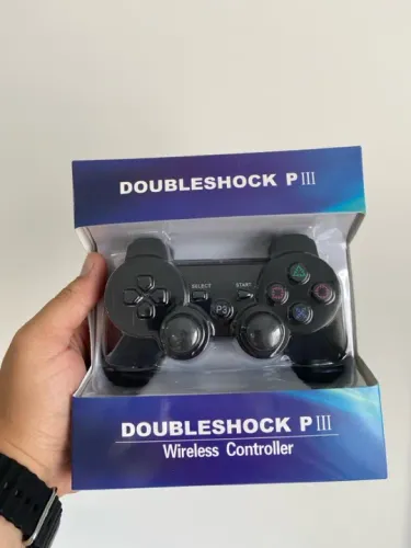 Controle DualShock PS3 Sem Fio Preto Novo! Entrego