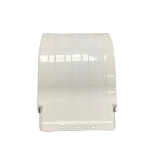 Curva Plana Ranhurada Vertical Branco P/Canaleta Dutotec