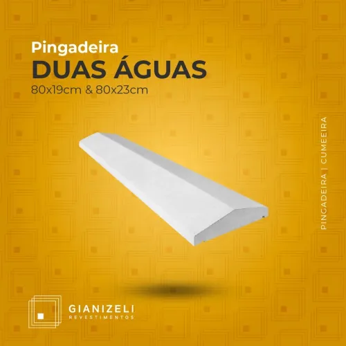 Pingadeira Cumeeira de concreto para muro