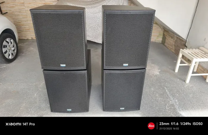 Kit de Caixas Passivas Mark Audio 15"
