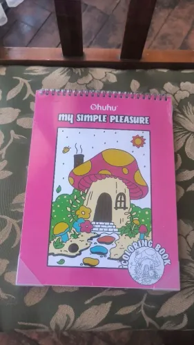 Livros para colorir Ohuhu - não mancha, não vaza.