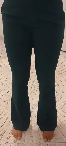 Calça Flare Verde Escuro, Luigi Bertolli