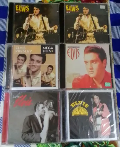 Coleção de CDs do Elvis Presley - Vários Álbuns