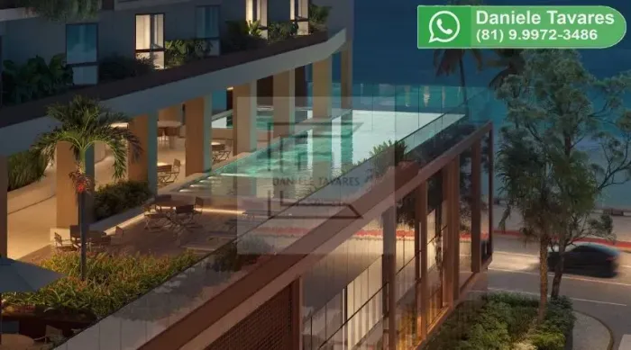 INFINITY RECIFE  VIVA DE FRENTE PARA O MAR!