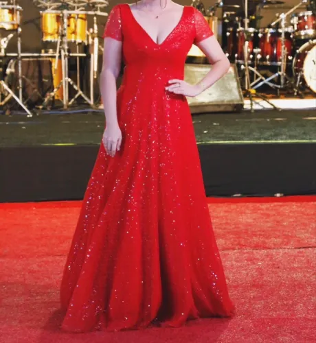 Vestido de festa sob medida