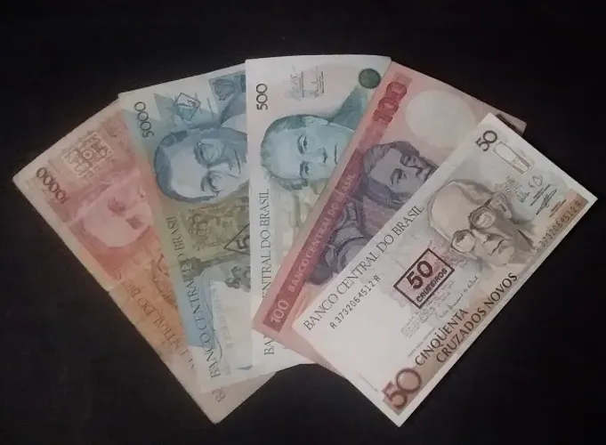 cédulas notas de dinheiro antigo do brasil colecionaveis colecao colecionadores cruzeiros 