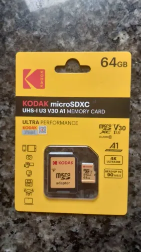 CARTÃO DE MEMÓRIA 64 GB CLASSE 10 V30