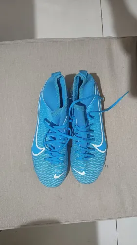 Chuteira Nike Mercurial Azul Botinha