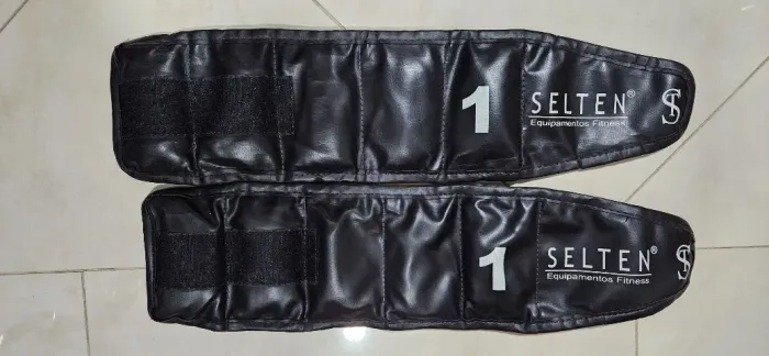 2 pares de tornozeleira para treino 1kg