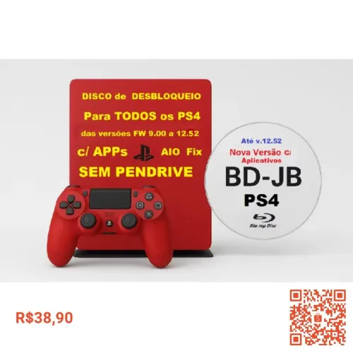 BD-J PS4 +++ NOVO para versão ate 12.52