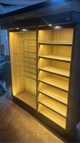 Expositor de temperos mdf inox