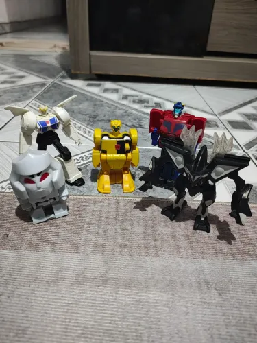Kit 5 bonecos Transformers McDonald's