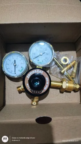 Regulador de pressão de nitrogênio Famaebras RI-40P