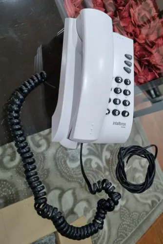 Telefone com Fio Intelbras Branco (Usado, Bom Estado)