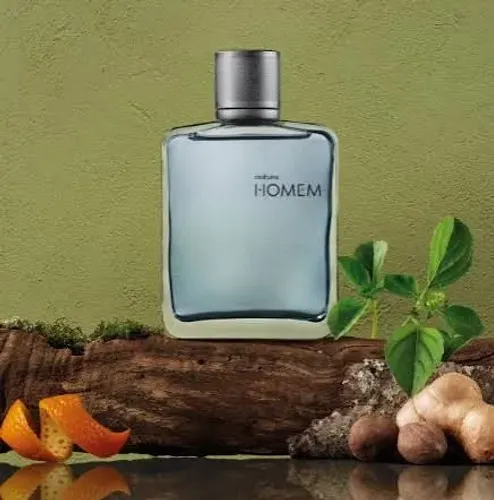 NATURA HOMEM TRADICIONAL PERFUME MASCULINO AMADEIRADO COLÔNIA NATURA