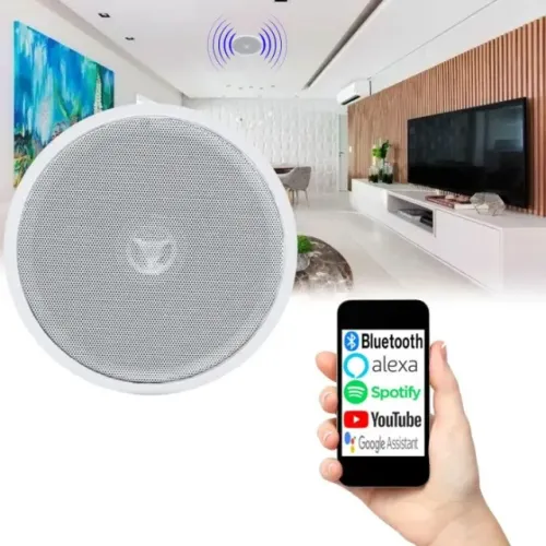 Amplificador De Teto Bluetooth Para Som Ambiente Stéreo 120w