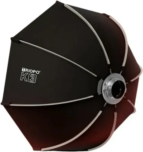 Softbox Triopo K3 LANÇAMENTO 90cm com Grid e Montagem Bowens