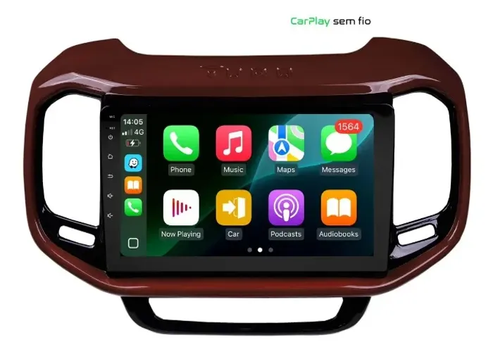 Multimidia Fiat Toro Android 14 2gb 64gb Carplay 9p Qled