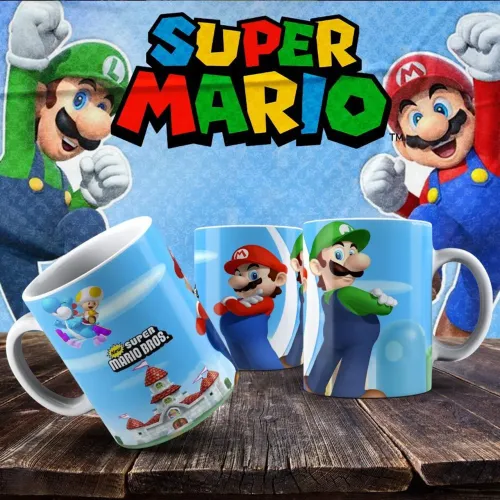 Canecas Super Mario Bros - Decore sua casa!
