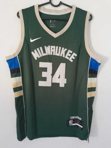 Camisa Milwaukee Bucks #34 Giannis Antetokounmpo NBA