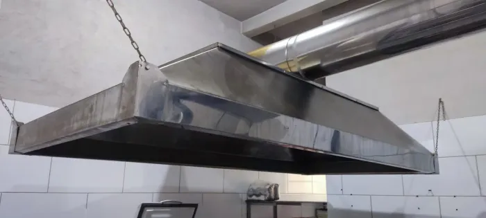 Coifa industrial, aço inox - 2,60 x 0,30 x 1,22