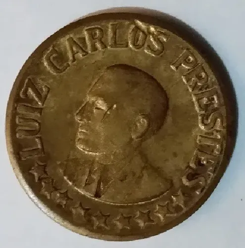 Medalha emitida em 1950 "Luiz Carlos Prestes" - Pela Libertação Nacional - Pela Paz