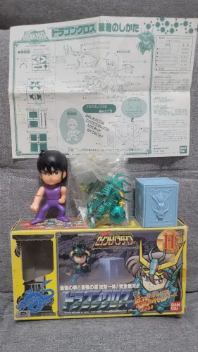 Boneco Shiryu de Dragão Linha Saint Seiya Paradise Bandai japão cavaleiros do zodíaco