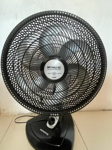 Ventilador Mondial turbo e silêncio- 6 pás|140W