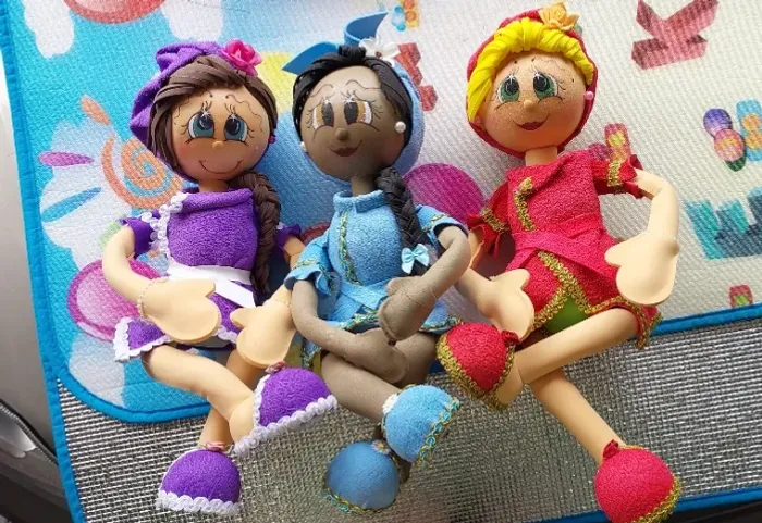 Boneca Porta papel higiênico decoração 